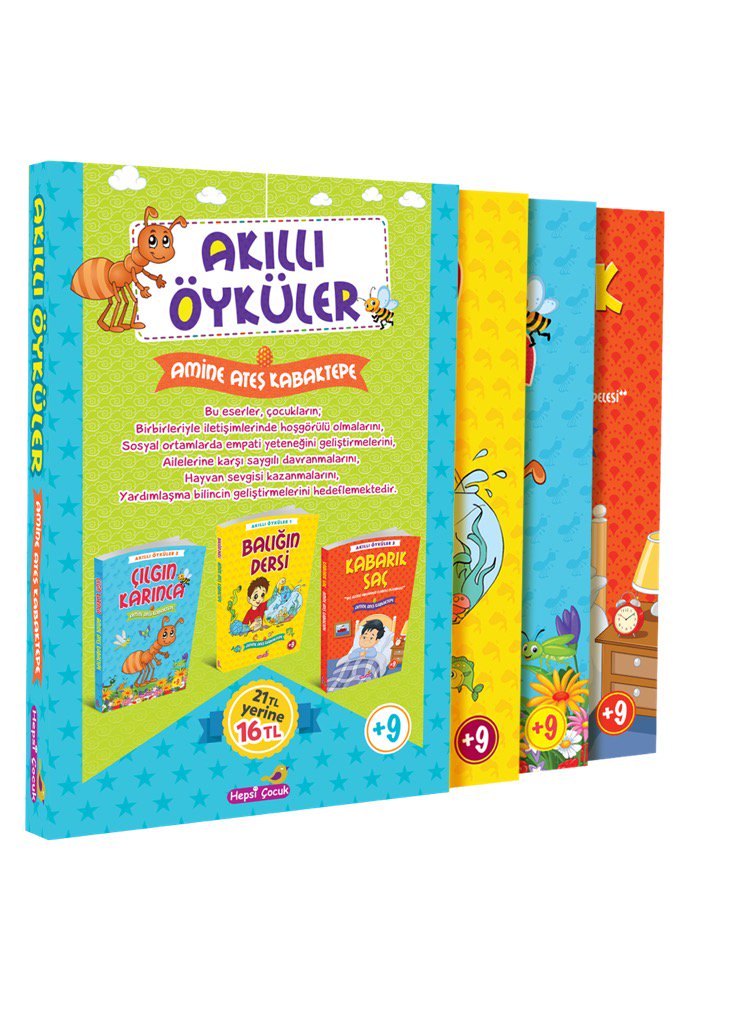 Akıllı çocuklara akıllı öyküler "Akıllı Öyküler-3 Kitaplık Dizi" @AmineAKabaktepe @vefadagitim <a href="/bencemakul/">bencemakul.com</a>