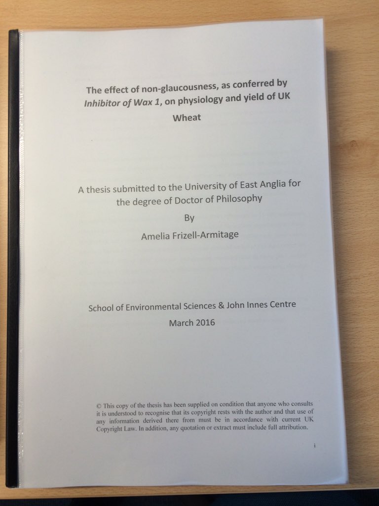 AmeliaFrizell's tweet photo. So today this happened. Can't quite believe it #phdchat #handedin https://t.co/sFy4dIJ0I2