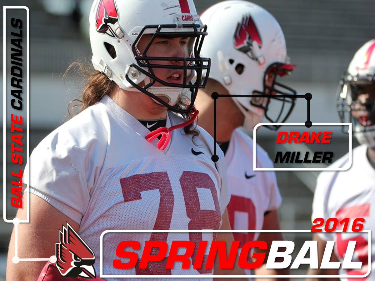 BallStateFB's tweet photo. [#SPRINGBALL16] Great first practice inside #ScheumannStadium, thanks for coming out #Cardinal fans! #BallState https://t.co/YZmA8IcPAC