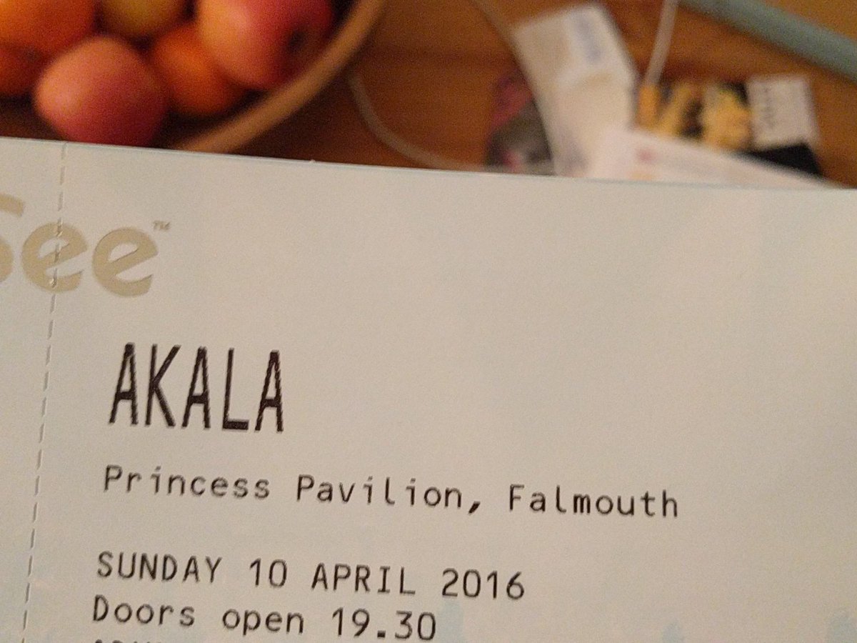 Crippatron's tweet photo. @akalamusic, excited to see you in Falmouth. Also love to see an interview with you and @OwenJones84, he would too! https://t.co/Ud32n5YFUN