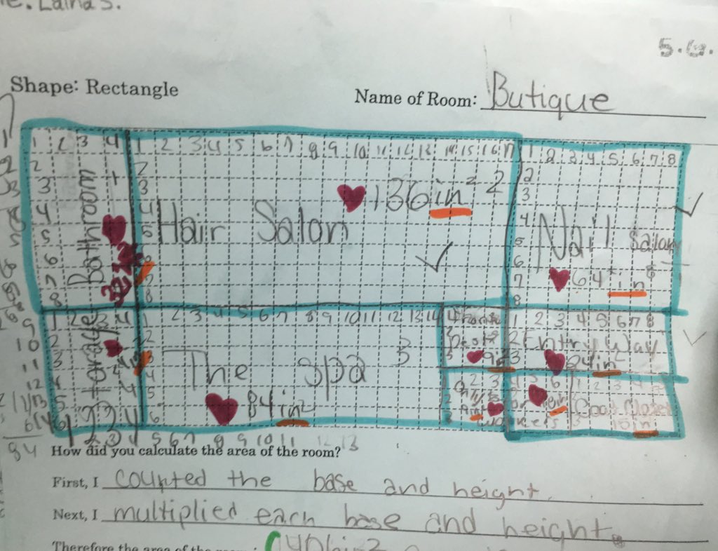 Miss_Monreal5's tweet photo. Creating blueprint drafts using our knowledge of polygons and measurement. Architects in the making! #d161learns https://t.co/987F0sitlW