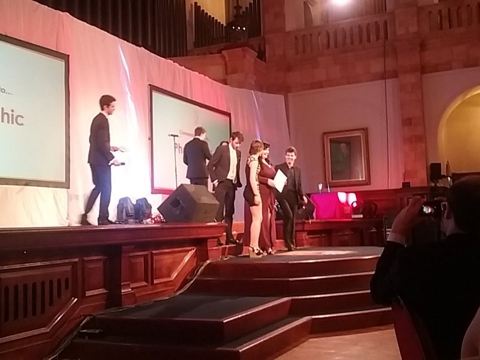 Big congratulations to <a href="/photosocuob/">UoB PhotoSoc</a> - highly commended for Most Improved Society! #guildawards
