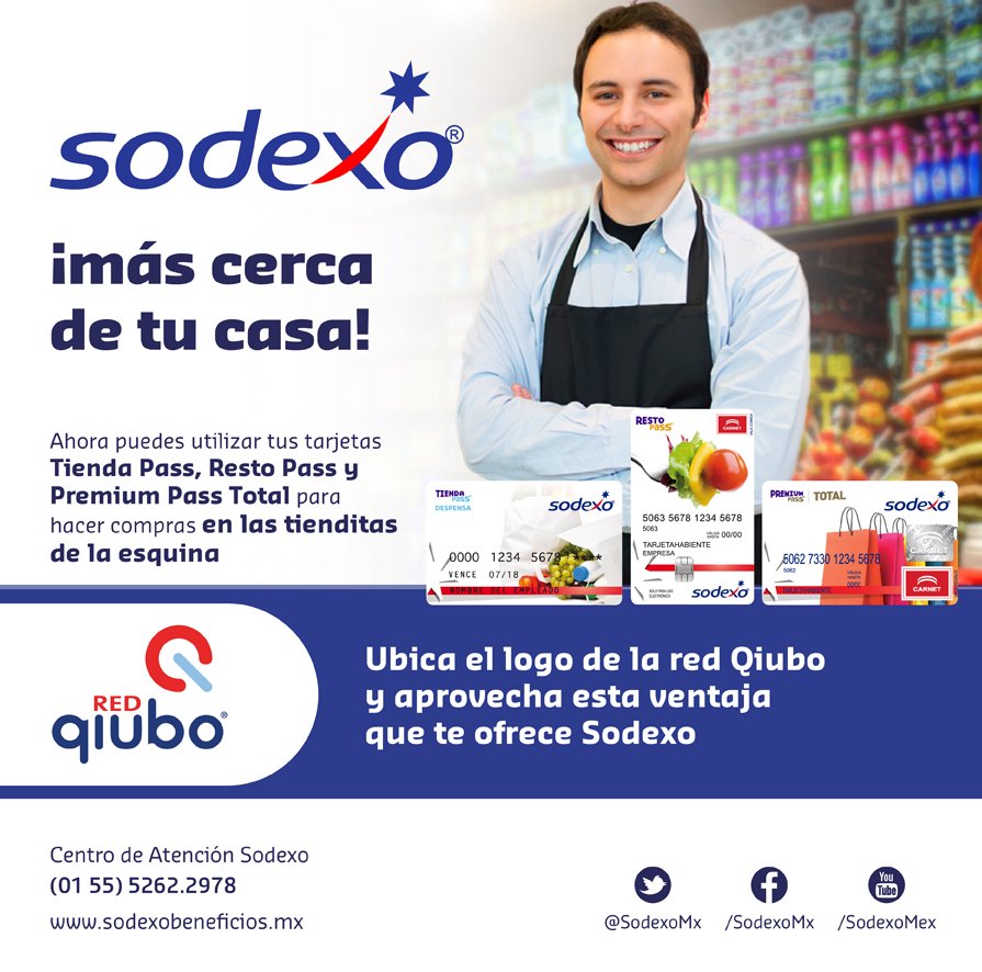 PluxeeMexico's tweet photo. Ahora puedes utilizar tus tarjetas #TiendaPass #RestoPass y #PremiumPass en la tienda de la esquina https://t.co/xoR0ARhGxt