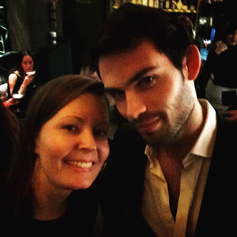 Couldn't possibly compete w/ those cheekbones but <a href="/MarkVandelli/">Mark-Francis</a> = perfect host <a href="/Dirtymartiniuk/">Dirty Martini</a>'s etiquette class..