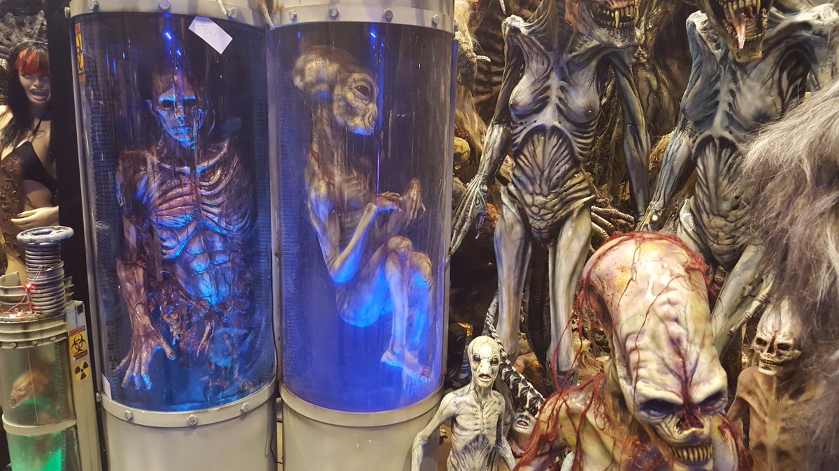 DesigningFear's tweet photo. Some amazing aliens from #MidnightStudioFx.
#ReflectionsofTransworld #Transworld #HalloweenandAttractionsShow https://t.co/GTeDmYntrc