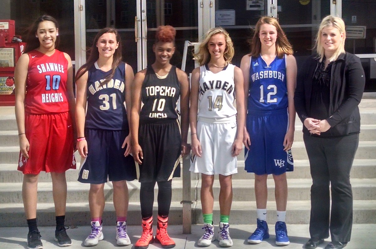 peterson_rick's tweet photo. All-City girls: @jazzsweet_10, @jordan_lenherr, Adrianna Henderson, @pressy_jona, @bachelor_carly, Farmer-Walter. https://t.co/532UY12bub