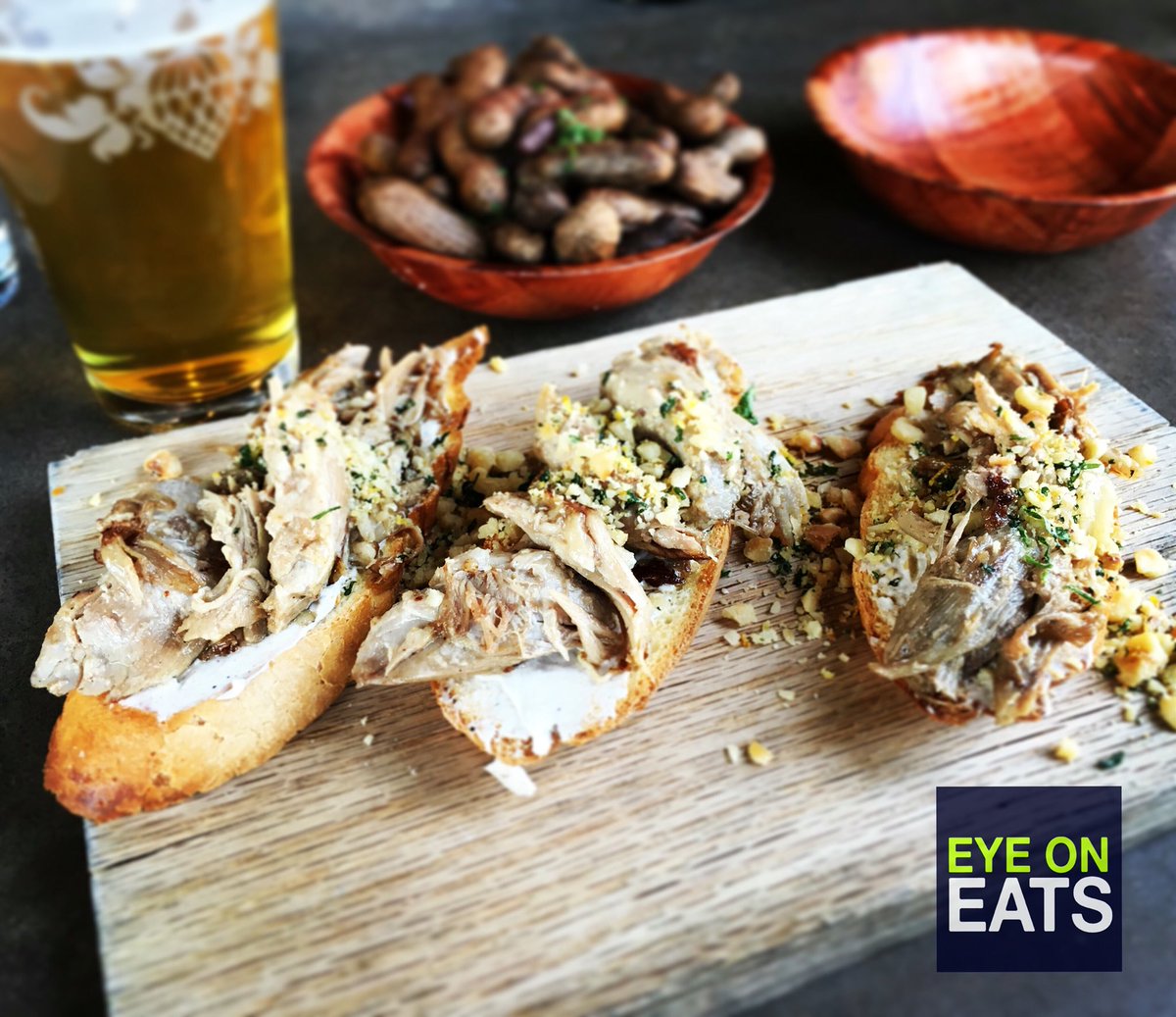 EyeOnEats's tweet photo. Amazing lunch at @wickedweedbeer last week in #Asheville got things started with #duckconfit and #BoiledPeanuts. https://t.co/M6B44fDlaQ