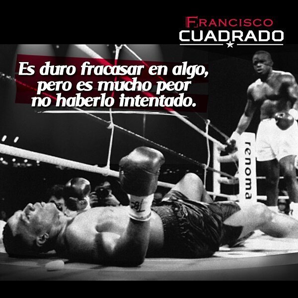 FranCuadradobox's tweet photo. Es duro fracasar en algo, pero es mucho peor no haberlo intentado.
#Box #Boxeo #Boxing #Training #Gym #Fit #ejerci… https://t.co/bb3eYB4z5D