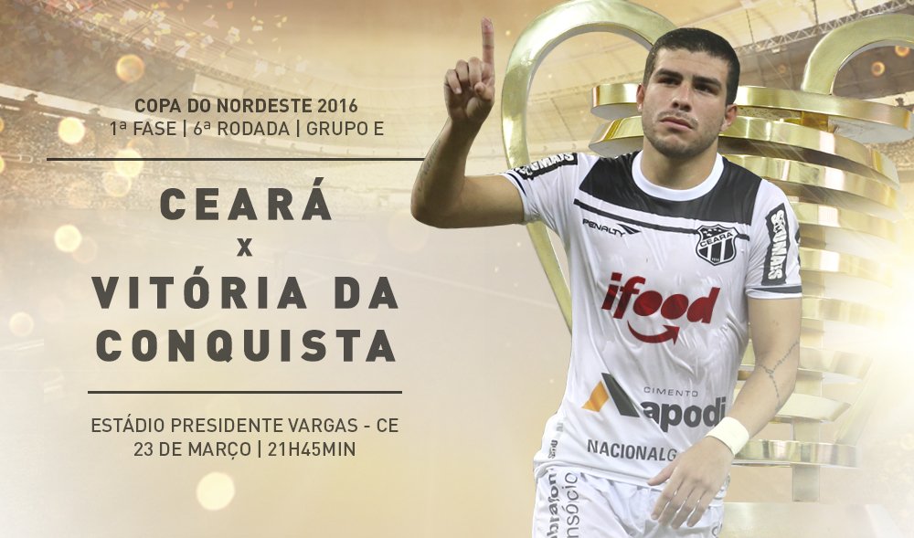 Ceara Sporting Club On Twitter Copadonordeste Ceara X Vitoria Da Conquista Quarta Feira 23 03 As 21h45min No Pv Boravozao Cearasc Https T Co Pbwlvkdjih