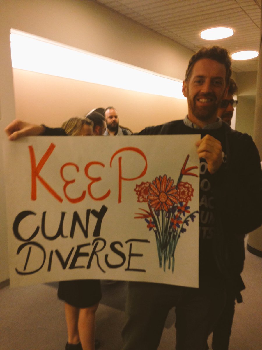 ChapmanRachel's tweet photo. #CUNYrising @GC_CUNY #defendCUNY @provostsoffice @NYGovCuomo @jbmilliken #NoMoreCuts #CUNY is the People'sUniversity https://t.co/ywYetvn8Vq