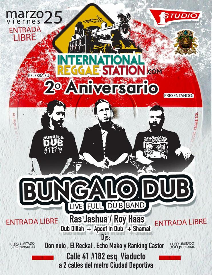 proximo 25 viernes entrada libre #dub #bungalodub #ciudaddemexico