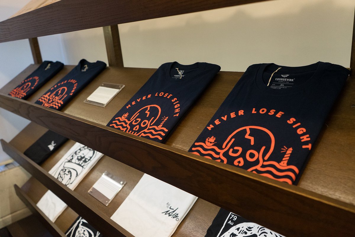 courseworkco's tweet image. You can now purchase the Never Lose Sight tee at @reedspace in the lower east side of NYC! Cop one while they last!