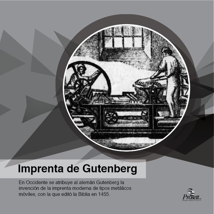 prosettc's tweet image. Este sistema de impresión se fue perfeccionando gracias a otras clases de prensas.