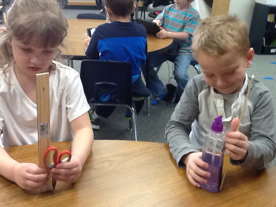 HESKaufman's tweet photo. Measuring length and width of found objects #mathgroup https://t.co/77ZSrK0ekW