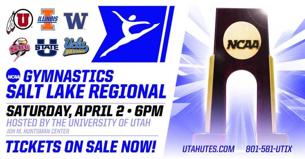 USUGymnastics's tweet photo. We are extremely excited to be headed to SLC for Regionals. Get your tickets now!! #GoAggies #DigIn https://t.co/By7YVtbY9b