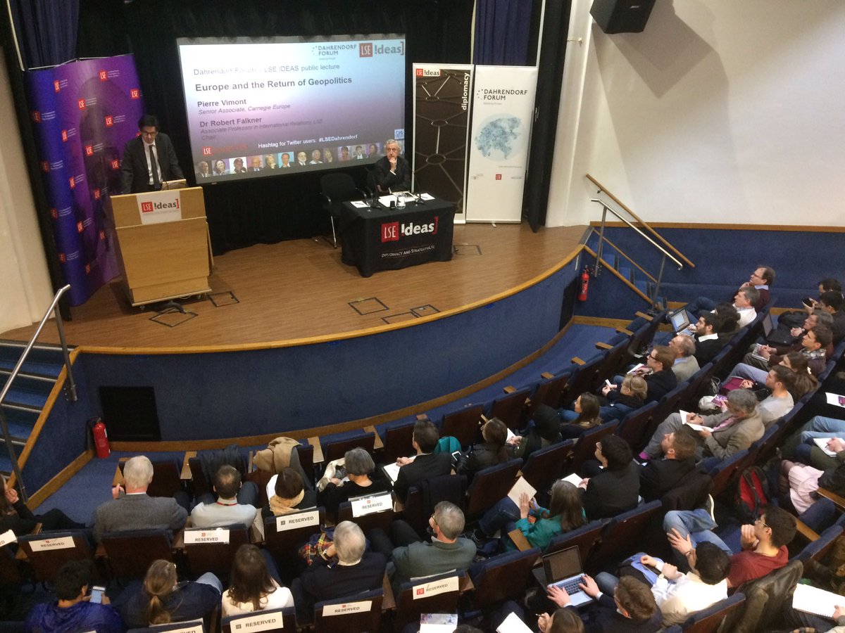 .@robert_falkner begins Europe & the Return of Geopolitics event by introducing Ambassador Vimont #LSEDahrendorf https://t.co/NRnW1oliqn