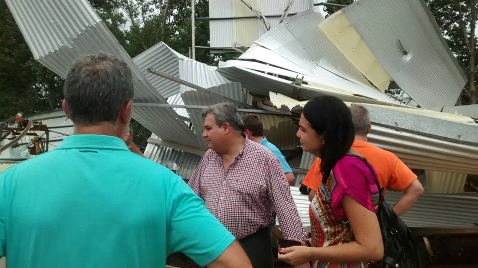 Hoy el Gob. Lifschitz entrega $ 6 millones  a empresas del PAER de Rafaela afectadas por tormenta del 8/2.Compromiso