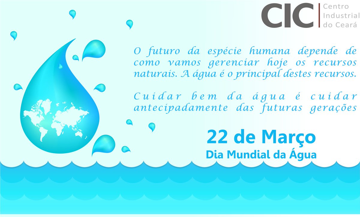CIC_Ceara's tweet photo. Dia Mundial da Água https://t.co/r49Dp2Aokt