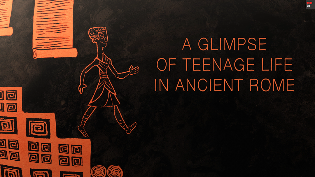 TED_ED's tweet photo. Take a peek into the life of a typical Roman teenager living over 2,000 years ago: https://t.co/u5Xx0FAACn https://t.co/OU5iJvmkMS