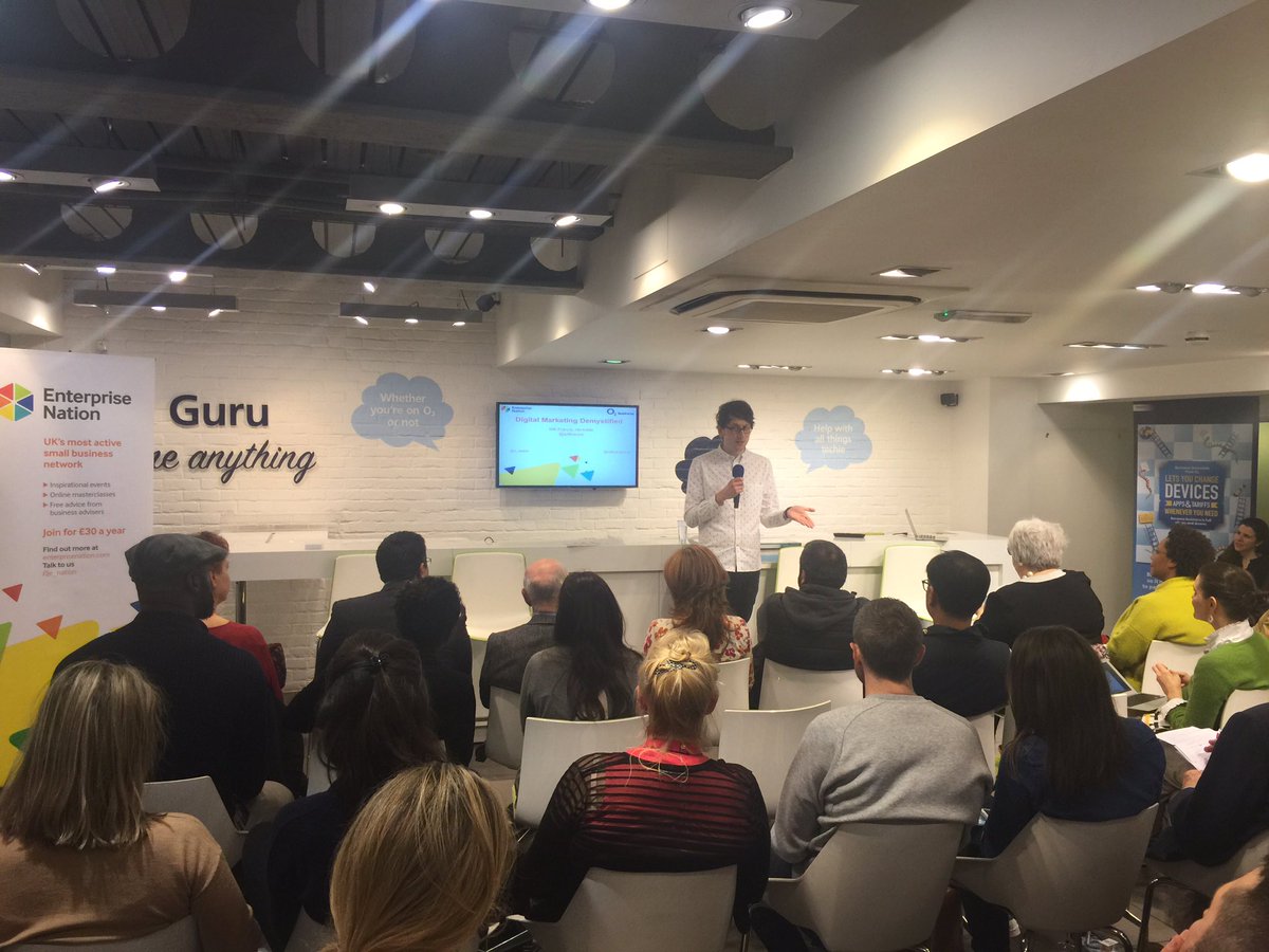 o2businessuk's tweet photo. Co-founder of @harkable @willfrancis tip for small business's on social "Be brilliant at the little you do" https://t.co/Qv2AHl3Nlb