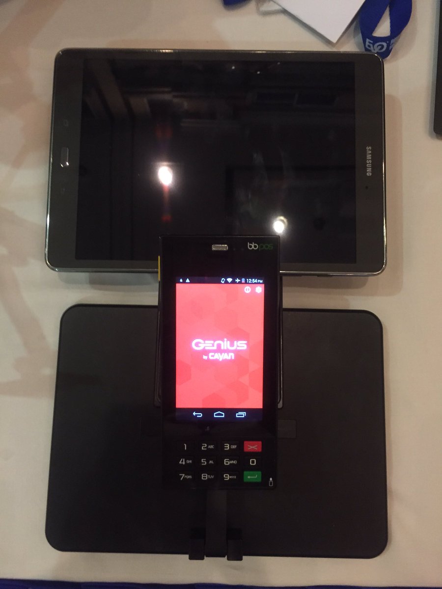POSenclosures's tweet photo. #EPEC2016 new MVP launch with @cayan #genius #EMVPIN @cayan_partners @samsungretail @SamsungMobileUS @GodfreyJul https://t.co/GSyUJIkVVW