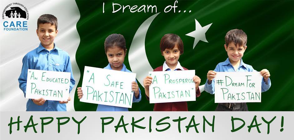 CAREFoundation_'s tweet photo. I dream of an educated Pakistan. I dream of a safe Pakistan. I will forever #DreamForPakistan #PKDay2016 https://t.co/ZDsTyK49ZM