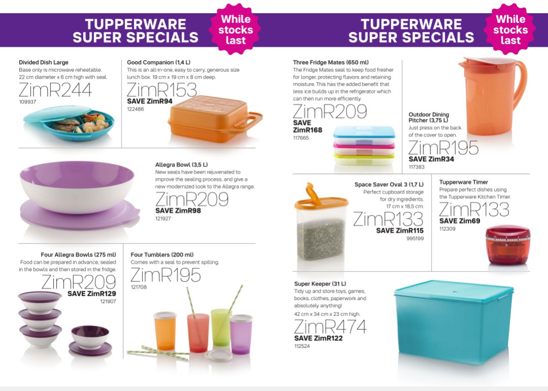 ZimTupperware on "#TupperTeam March 2016 #Tupperware #Zimbabwe March Specials. Pitcher, Mates and Super Keeper sold https://t.co/jV7XDqqUxJ" / Twitter