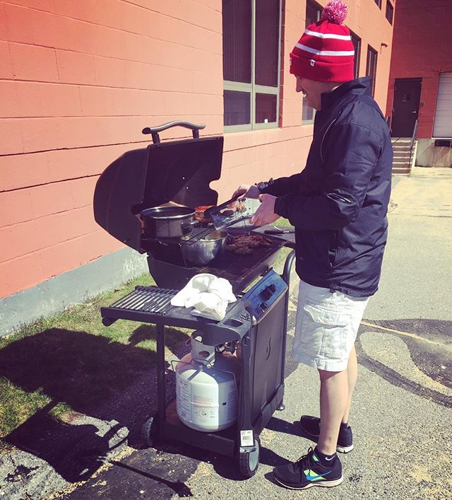 NrbyMobile's tweet photo. Celebrating the start of Spring today by using the grill once again! #ThinkSpring #Grilling #nrby https://t.co/Jujd6FejD4