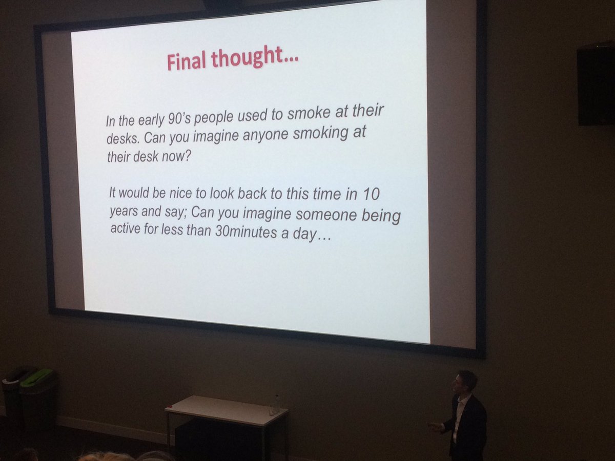 SHUOutreach's tweet photo. Inspiring and engaging lecture this evening by SHU's own @DrRobCopeland #MoveMore #profbobble https://t.co/M5VFSHY8dN