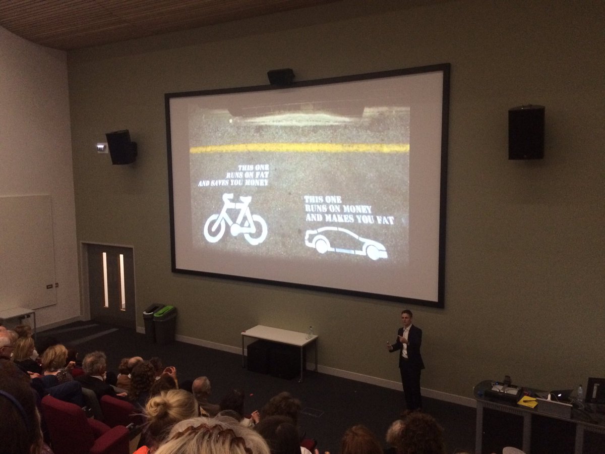 SHUOutreach's tweet photo. Inspiring and engaging lecture this evening by SHU's own @DrRobCopeland #MoveMore #profbobble https://t.co/M5VFSHY8dN