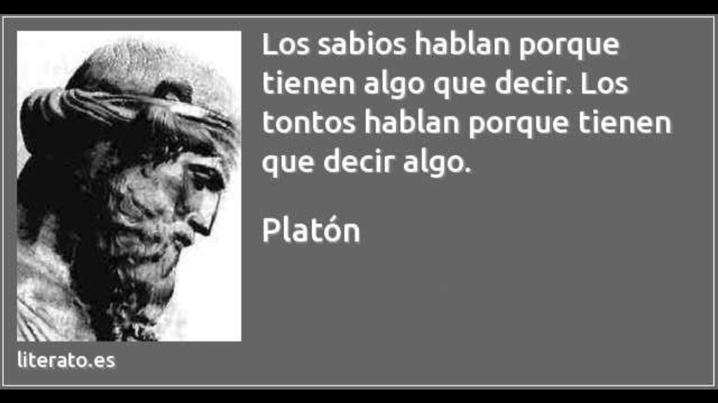 csilvasantin's tweet photo. "Los sabios hablan porque tienen algo que decir, los tontos hablan porque tienen que decir algo." #emprendedor https://t.co/buW2buvboD