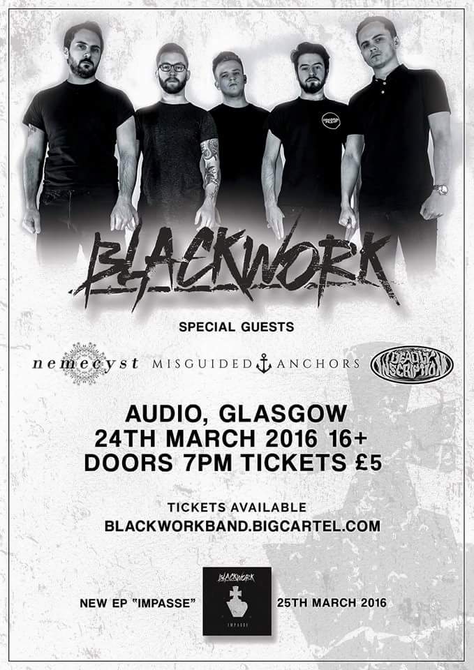 wassup INTERNET we are playing this show on thursday for <a href="/blackworkband/">Blackwork</a>'s EP launch. lovely luscious shreds for all