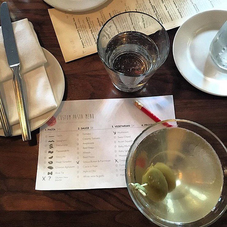 nostrasf's tweet photo. Looks like @leowithcancer is doing it right with out gluten-free pasta option! 🍸 #pastadreams #onatuesday https://t.co/wvYg1tmE9y