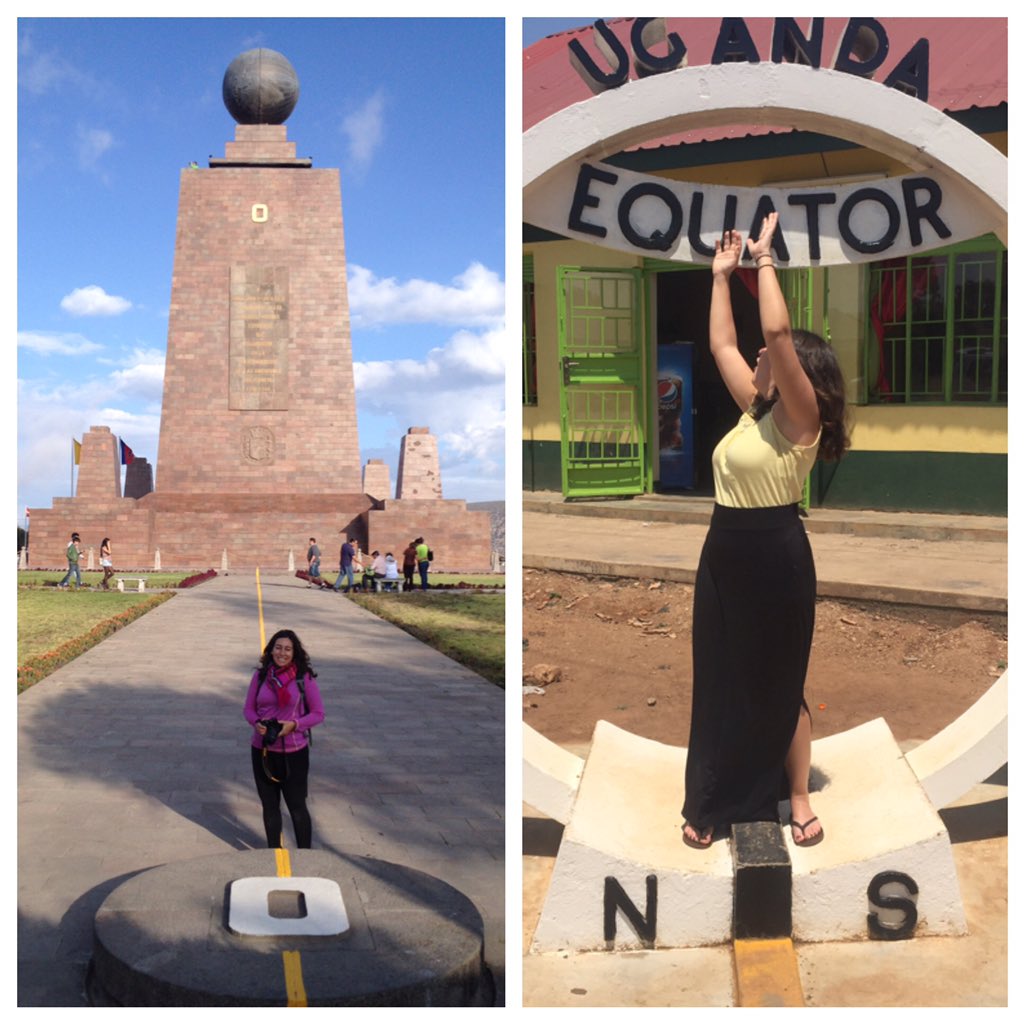 Visited the #equator on two continents in the past year and a half! #Africa #southamerica #ecuador #uganda #travel