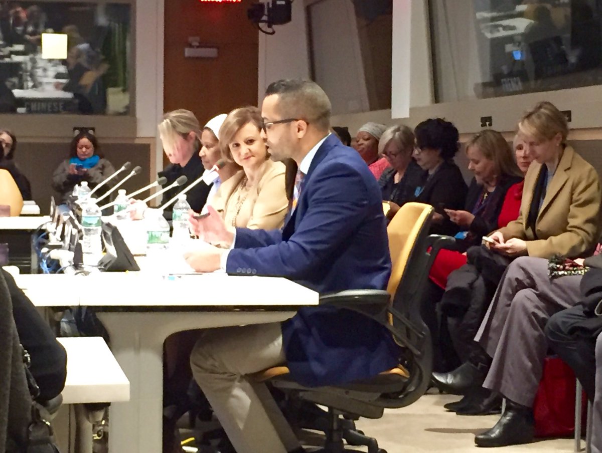 GlobalGoalsUN's tweet photo. .@sherwieb pushes progressive, aggressive women's agenda at #CSW60 event. "Let's make #progressiveaggressive happen" https://t.co/nGmqzMCXKk