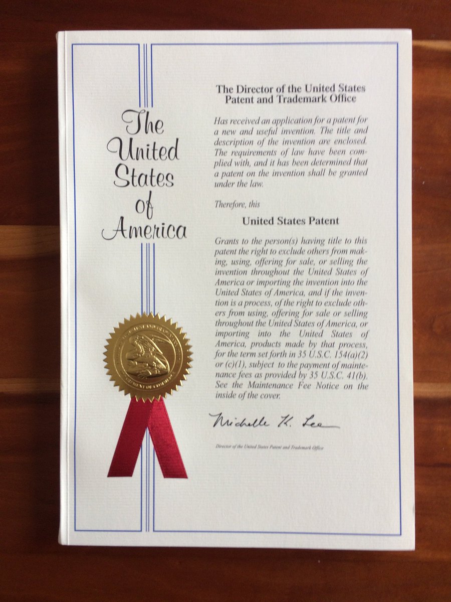 Attiture's tweet photo. GREAT NEWS! Patent No. 9,259,081; 'Furniture Line and Method and System for Providing Customization Thereof' YAY! https://t.co/dbpj6uWLPd