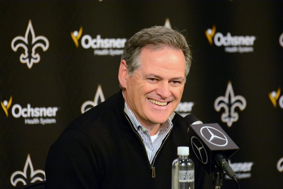 Saints's tweet photo. Loomis says #Saints have added leadership and talent in free agency https://t.co/dpWAe5HSe6 via @JohnDeShazier https://t.co/l6RrJPS8Sf