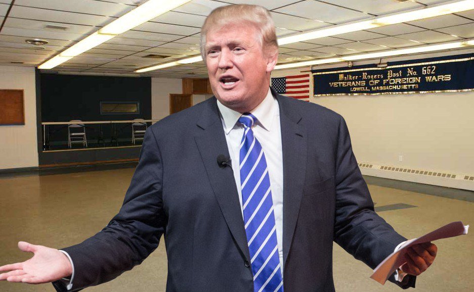 REALpunknews's tweet photo. “Re-Entry Is Not a Right,” Says Trump About VFW Show https://t.co/UWOz2l5jcG https://t.co/tmberugB37