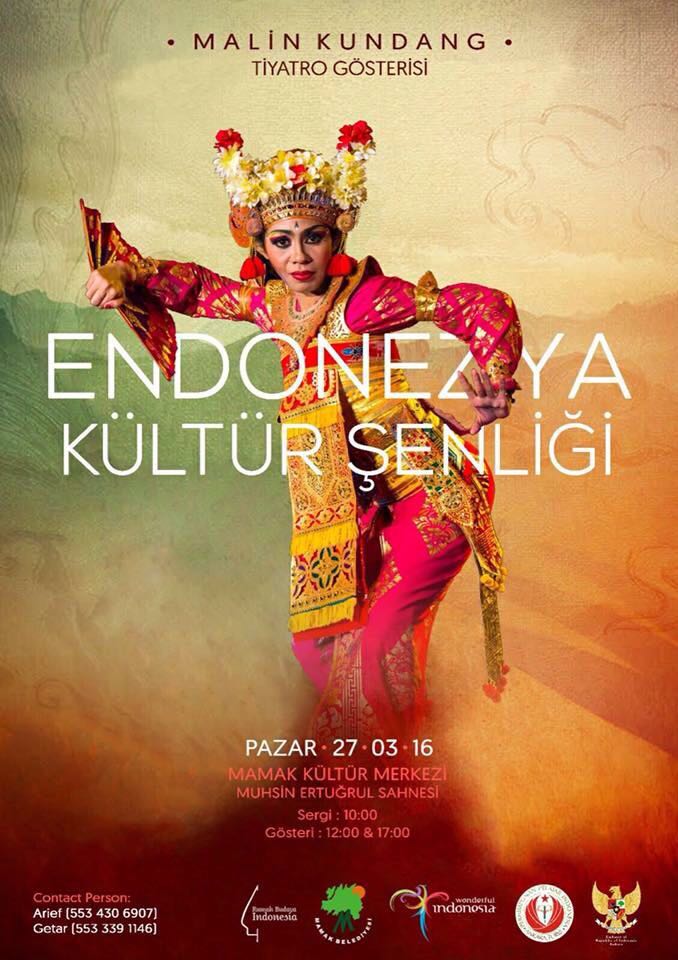 ajanda_ankara's tweet photo. Endonezya Kültür Şenliği
Sergi 12:00
Gösteri 12:00 ve 17:00 https://t.co/0LcjRFeB59