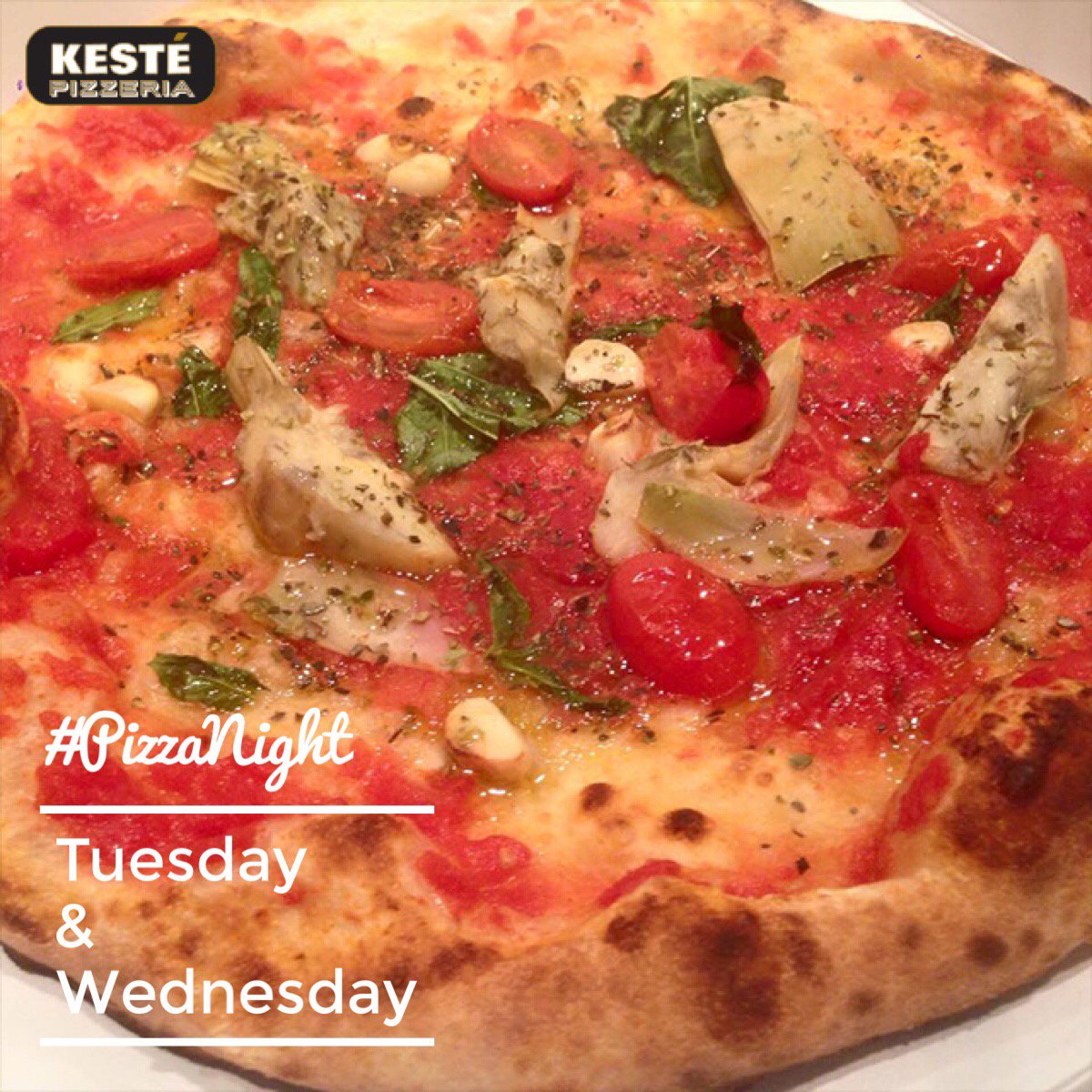 kestemtl's tweet photo. At Kesté, we have pizzas for all tastes. Don't forget our special for tonight Pizza &amp; Pasta $10, wines from $5! #mtl https://t.co/oCFiNMjVwt