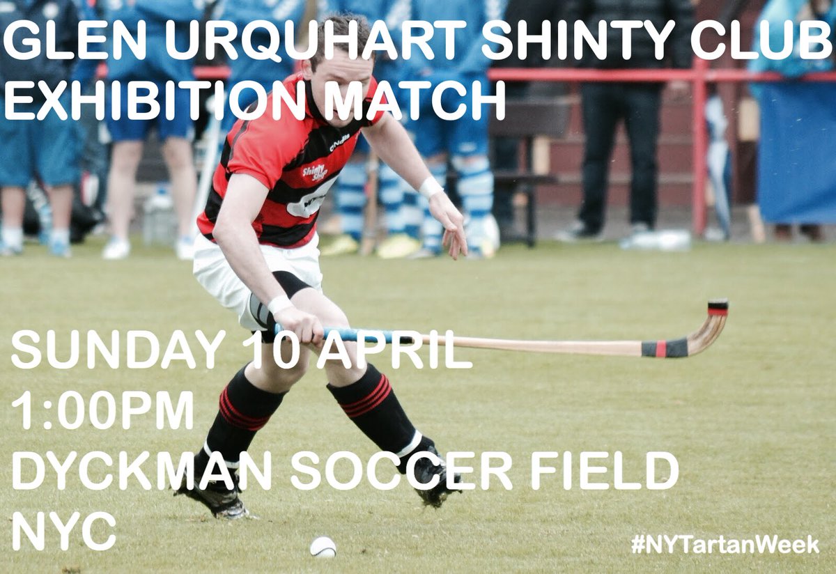 nyctartanweek's tweet photo. #Shinty update! Exhibition match confirmed! Bring it on! https://t.co/RG0DmkJlSx https://t.co/GkrdGnNFMC
