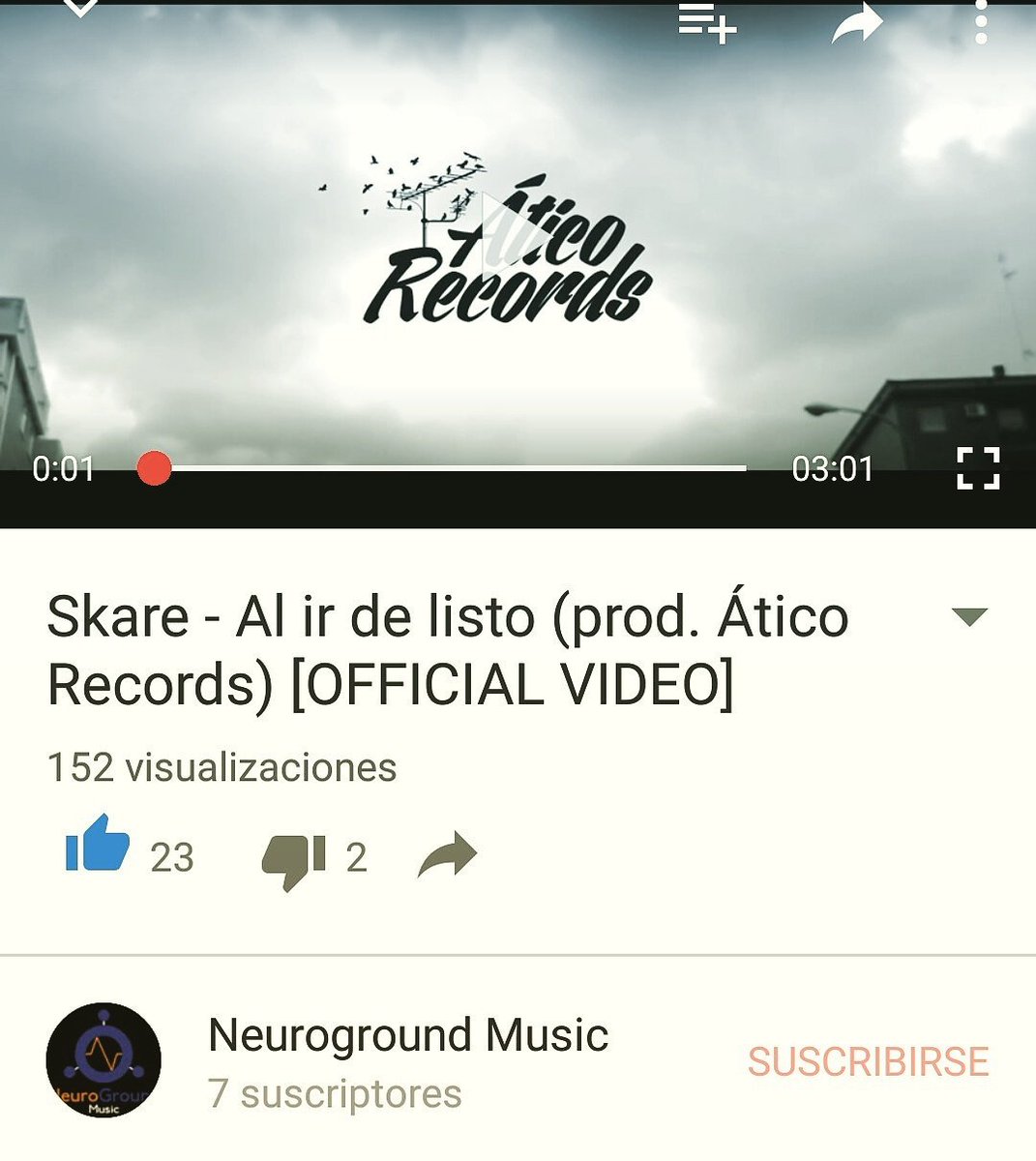 atico_records's tweet photo. 🎤   @Skar_exe
🎶   @Lokito_B_T_B
🎥   #NeurogroundMusic
@Fleek_Mag @hhextremadura @ArteRapReal
https://t.co/n6x8KwxUY5 https://t.co/D5PifgzzKt