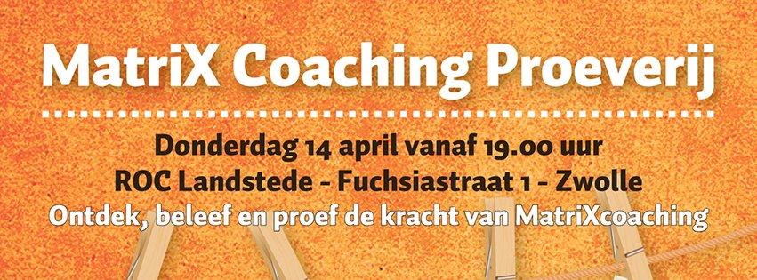 MXcoaheszwolle's tweet photo. MATRIX COACHING PROEVERIJ.
Bent u erbij? Proeven aan #MatriXcoaching? #matriXmethode https://t.co/ORvBUrOUF0
