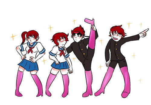 Yui_Rio_'s tweet image. The color red is sexy lol