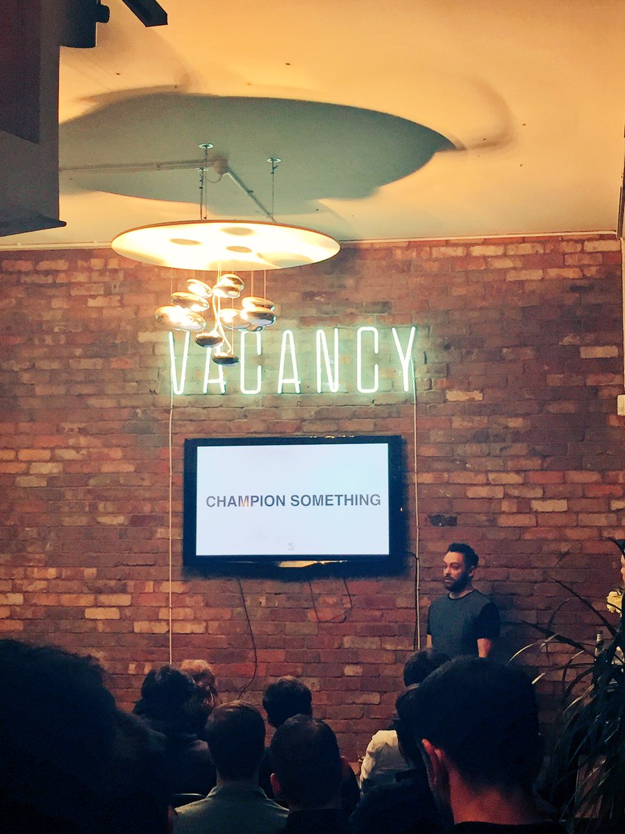 MajorPlayerJobs's tweet photo. "Champion Something" #IClondon https://t.co/If4YKdxlDj