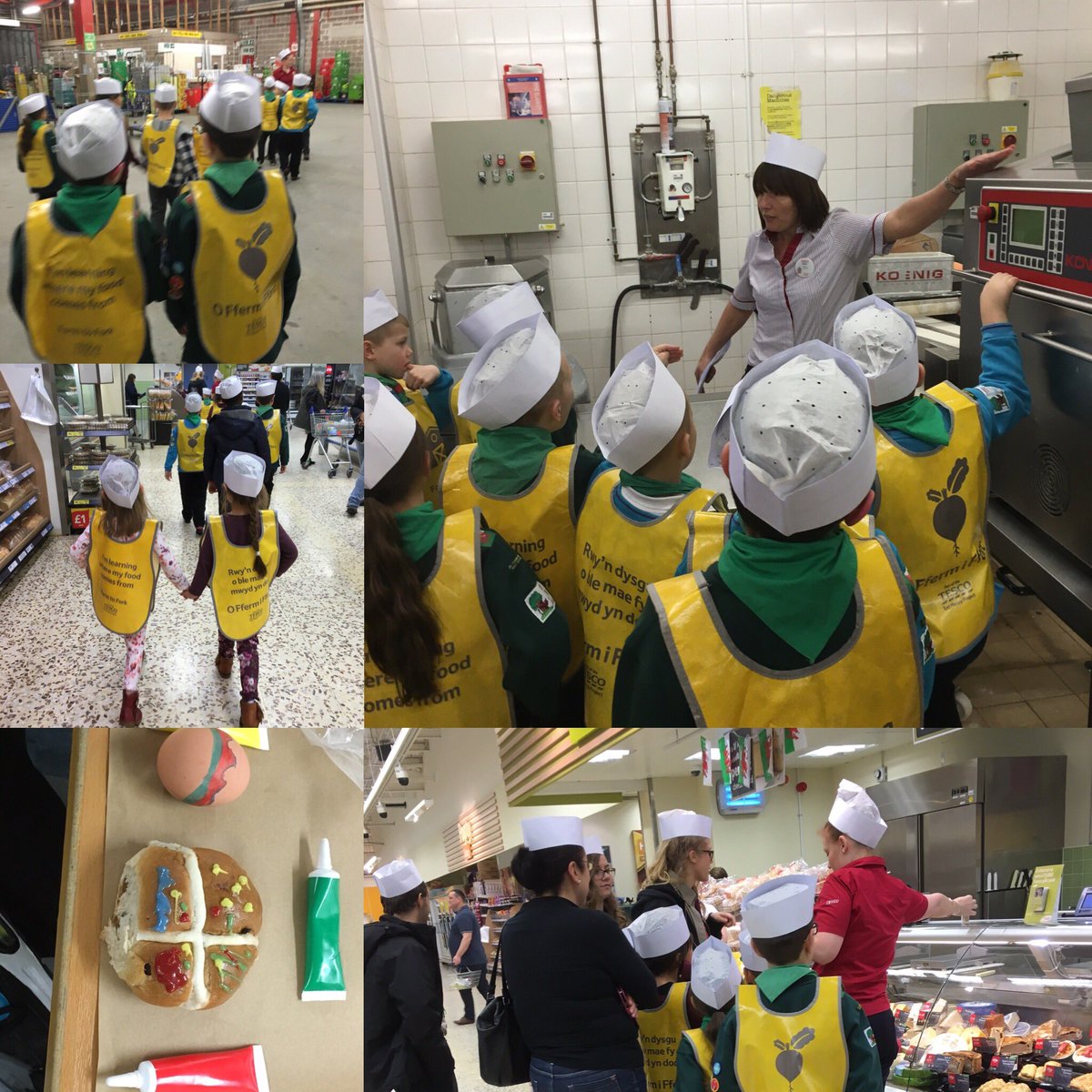 Successful farm to fork with the Beavers &amp;Cubs .Loved every minute especially the egg and hot cross bun decorating 👍