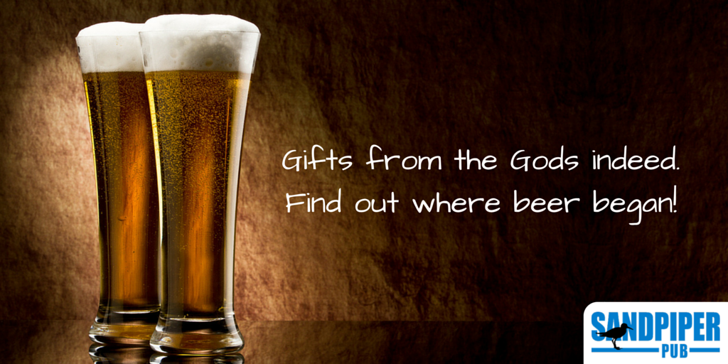 SandpiperPub's tweet photo. Gifts from the Gods indeed. Find out where beer began https://t.co/7oAeRiMvgU #cavemanbeer #piperpub https://t.co/cbX1W8ocQF