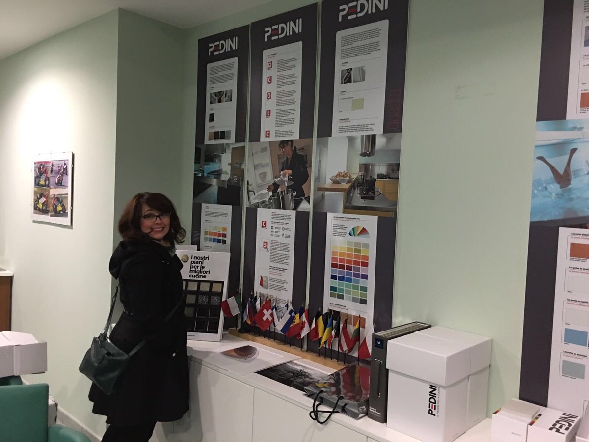 Pedinicalgary's tweet photo. Congratulations to one of our contest winners! Kendell Woo from @HollandDesignID she visit @Pedinicalgary factory https://t.co/gF60xHWUJj
