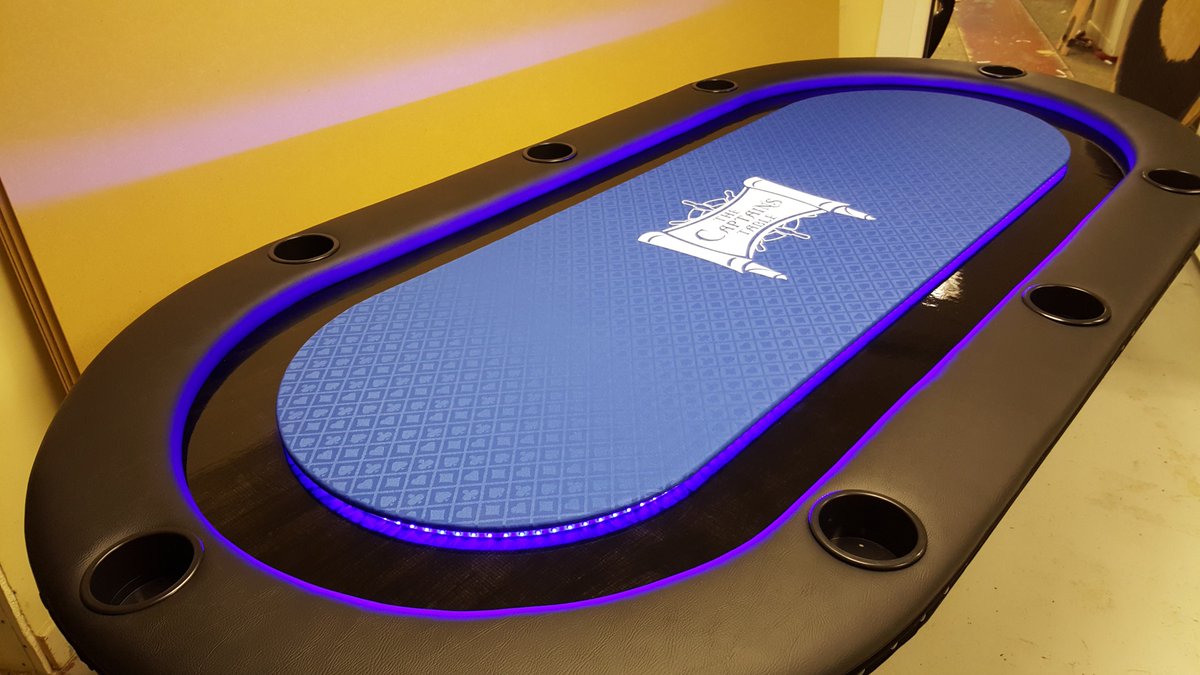 McPOKERtables's tweet photo. Here's out latest table topper! #poker #custompokertable #madeinscotland https://t.co/7xg9xRHuLM