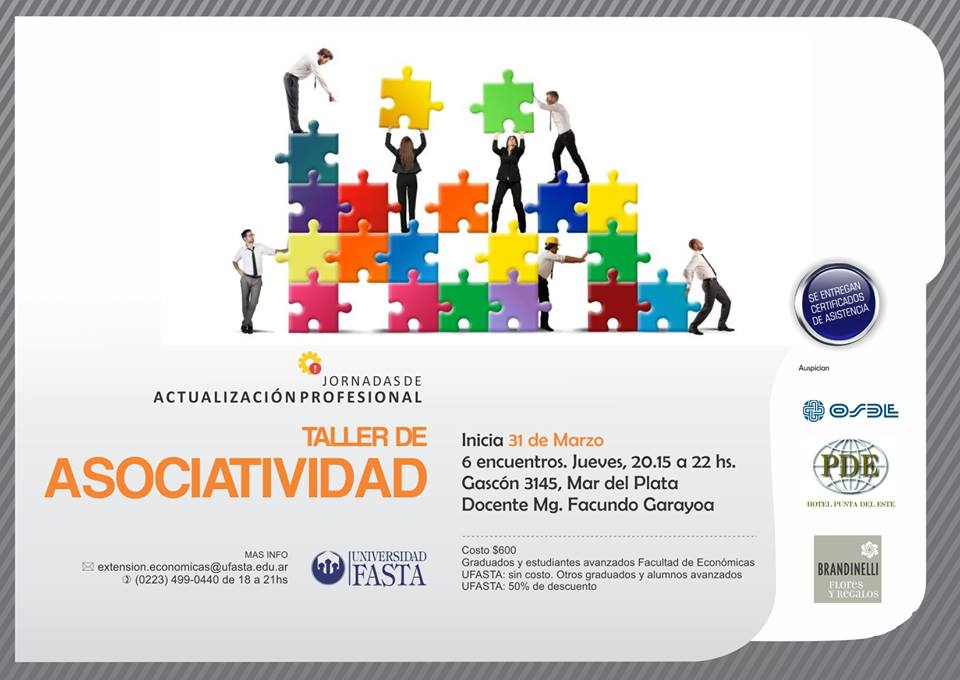 Jornadas de Actualización Profesional
Preinscripción docs.google.com/a/ufasta.edu.a…